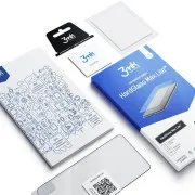 Husa de protecție din sticlă securizată 3mk HardGlass Max Lite Neagră pentru Apple iPhone 17 Pro Max