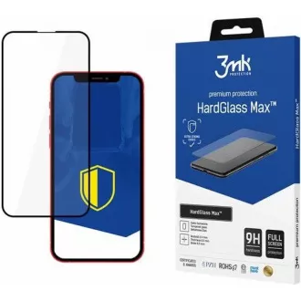 Sticlă temperată 3mk HardGlass Max pentru Apple iPhone 13 mini, negru Sticlă temperată 3mk HardGlass Max pentru Apple iPhone 13 mini, negru