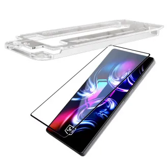 Husa din sticlă securizată 3mk Hardglass Max Framefit pentru Samsung Galaxy S26 Ultra