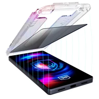Ramă de protecție pentru Samsung Galaxy S26 Ultra, sticlă securizată 3mk Hardglass Max Privacy Ramă de protecție pentru Samsung Galaxy S26 Ultra, sticlă securizată 3mk Hardglass Max Privacy