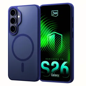 Husă de protecție 3mk MagCase albastră, culoare fum, pentru Samsung Galaxy S26+