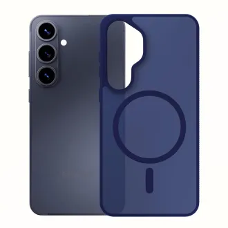 Husă de protecție 3mk MagCase albastră, culoare fum, pentru Samsung Galaxy S26+