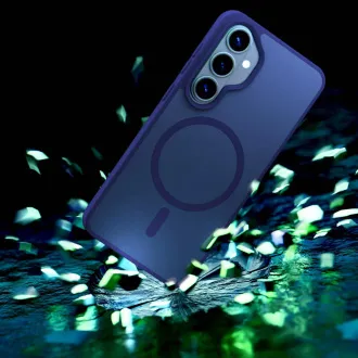 Husă de protecție 3mk MagCase albastră, culoare fum, pentru Samsung Galaxy S26+