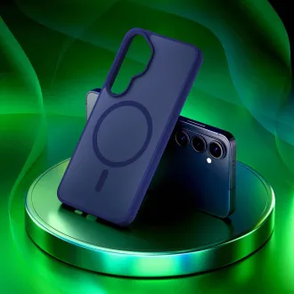 Husă de protecție 3mk MagCase albastră, culoare fum, pentru Samsung Galaxy S26+