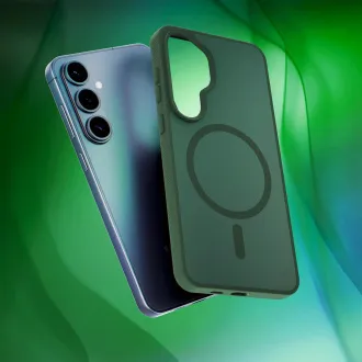 Husă de protecție 3mk MagCase Smoke Green pentru Samsung Galaxy S26+ Husă de protecție 3mk MagCase Smoke Green pentru Samsung Galaxy S26+