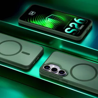 Husă de protecție 3mk MagCase Smoke Green pentru Samsung Galaxy S26+ Husă de protecție 3mk MagCase Smoke Green pentru Samsung Galaxy S26+