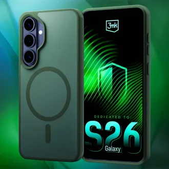 Husă de protecție 3mk MagCase Smoke Green pentru Samsung Galaxy S26+ Husă de protecție 3mk MagCase Smoke Green pentru Samsung Galaxy S26+