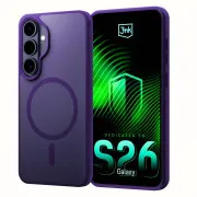 Husă de protecție 3mk Smoke MagCase Purple pentru Samsung Galaxy S26
