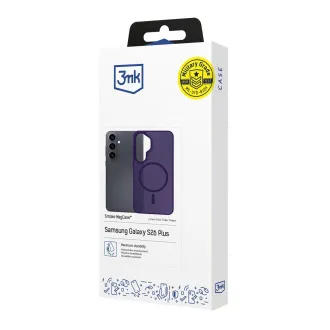Husă de protecție 3mk Smoke MagCase Purple pentru Samsung Galaxy S26