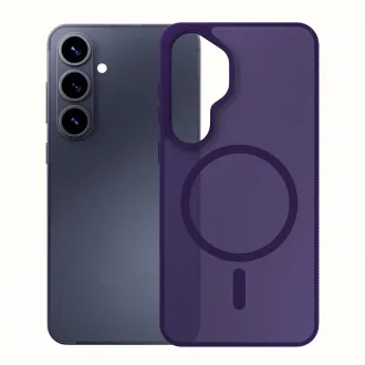 Husă de protecție 3mk Smoke MagCase Purple pentru Samsung Galaxy S26