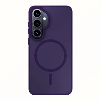 Husă de protecție 3mk Smoke MagCase Purple pentru Samsung Galaxy S26