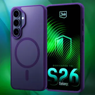 Husă de protecție 3mk MagCase Smoke Purple pentru Samsung Galaxy S26+