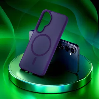 Husă de protecție 3mk MagCase Smoke Purple pentru Samsung Galaxy S26+