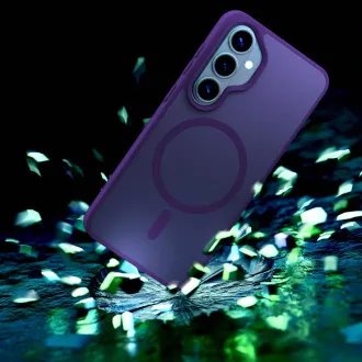 Husă de protecție 3mk MagCase Smoke Purple pentru Samsung Galaxy S26+