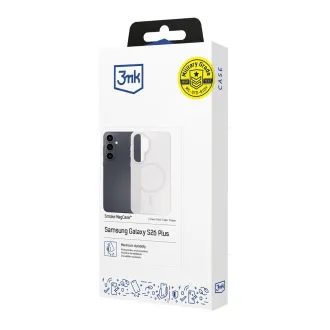 Husă de protecție 3mk Smoke MagCase albă pentru Samsung Galaxy S26+ Husă de protecție 3mk Smoke MagCase albă pentru Samsung Galaxy S26+
