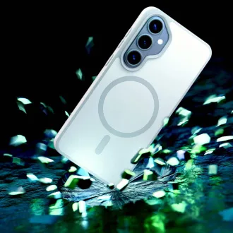 Husă de protecție 3mk Smoke MagCase albă pentru Samsung Galaxy S26+ Husă de protecție 3mk Smoke MagCase albă pentru Samsung Galaxy S26+