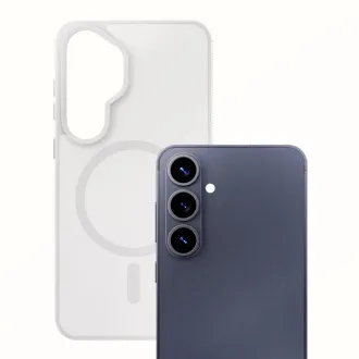 Husă de protecție 3mk Smoke MagCase albă pentru Samsung Galaxy S26+ Husă de protecție 3mk Smoke MagCase albă pentru Samsung Galaxy S26+