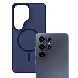 Husă de protecție 3mk MagCase albastră, culoare fum, pentru Samsung Galaxy S26 Ultra