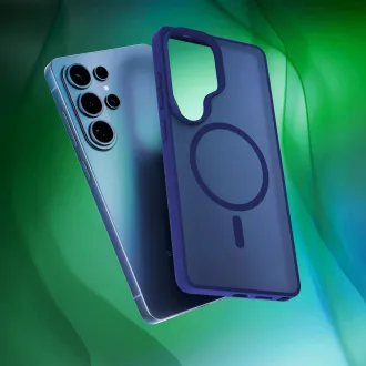 Husă de protecție 3mk MagCase albastră, culoare fum, pentru Samsung Galaxy S26 Ultra
