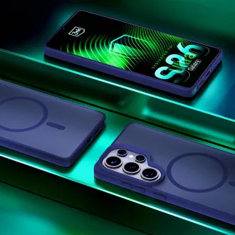 Husă de protecție 3mk MagCase albastră, culoare fum, pentru Samsung Galaxy S26 Ultra