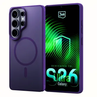 Husă de protecție 3mk MagCase Smoke Purple pentru Samsung Galaxy S26 Ultra