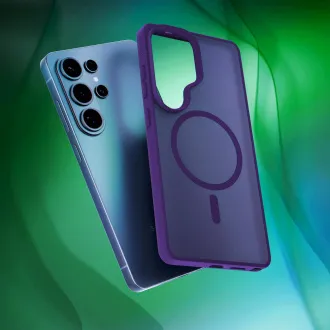 Husă de protecție 3mk MagCase Smoke Purple pentru Samsung Galaxy S26 Ultra