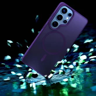 Husă de protecție 3mk MagCase Smoke Purple pentru Samsung Galaxy S26 Ultra