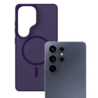 Husă de protecție 3mk MagCase Smoke Purple pentru Samsung Galaxy S26 Ultra