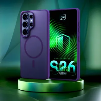 Husă de protecție 3mk MagCase Smoke Purple pentru Samsung Galaxy S26 Ultra