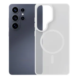 Husă de protecție 3mk MagCase Smoke albă pentru Samsung Galaxy S26 Ultra
