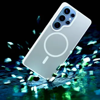 Husă de protecție 3mk MagCase Smoke albă pentru Samsung Galaxy S26 Ultra