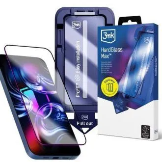 Husa de protecție din sticlă securizată 3mk Hardglass Max pentru Apple iPhone 17 Pro Max Husa de protecție din sticlă securizată 3mk Hardglass Max pentru Apple iPhone 17 Pro Max