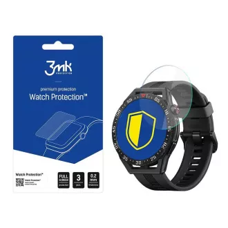 Protecție pentru ceas din sticlă hibridă 3mk FlexibleGlass pentru Huawei Watch GT 3 SE (3 buc)