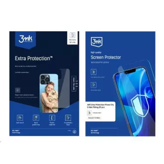 3mk All-Safe - Folie AIO Extra Protection pentru telefon, compatibilă cu etanșeitatea la umed și uscată, 25 buc.