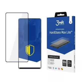 Sticlă securizată 3mk HardGlass Max Lite Neagră pentru Honor 70