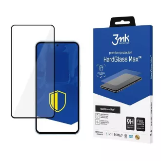 Husa de protecție din sticlă securizată 3mk HardGlass MAX Neagră pentru Samsung Galaxy A35/A55 5G Husa de protecție din sticlă securizată 3mk HardGlass MAX Neagră pentru Samsung Galaxy A35/A55 5G