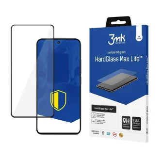 Husa de protecție din sticlă securizată 3mk HardGlass Max Lite Neagră pentru Samsung Galaxy A22 5G