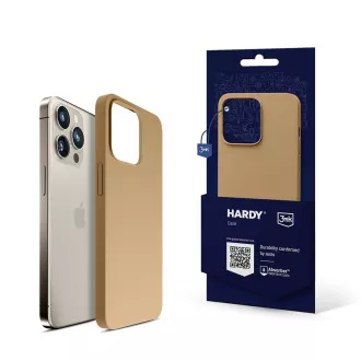 Husă de protecție 3mk HARDY din silicon MagCase pentru Apple iPhone 15 Pro, auriu închis