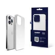 Husă de protecție 3mk HARDY din silicon MagCase pentru Apple iPhone 15 Pro, argintiu-alb