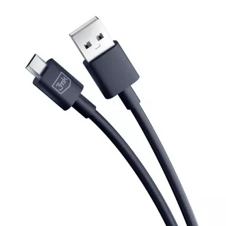 Cablu de date 3mk - Hyper Cable A la Micro 1.2m 5V 2, 4A, negru