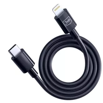 Cablu de date 3mk - Hyper Cable C la Lightning 20W 1.2m, negru