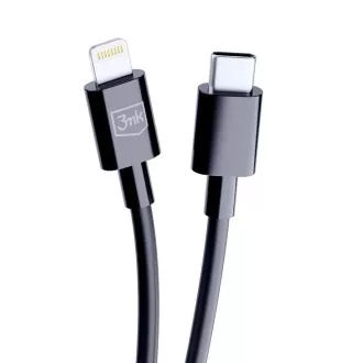 Cablu de date 3mk - Hyper Cable C la Lightning 20W 1.2m, negru