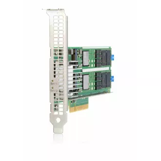 Dispozitiv de pornire a sistemului de operare HPE NS204i-p x2 Lanes NVMe PCIe3 x8 (2x480 GB SSD NVMe M.2 în interior)