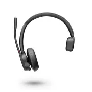 Căști fără fir Poly Voyager 4310 MS Teams, adaptor BT700 USB-A, mono, suport de încărcare