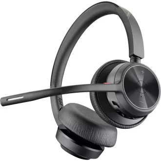 Căști wireless Poly Voyager 4320, adaptor BT700 USB-A, stereo, suport de încărcare