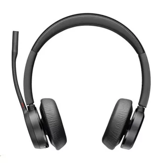Căști fără fir Poly Voyager 4320 MS Teams, adaptor BT700 USB-A, stereo, suport de încărcare