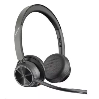 Căști wireless Poly Voyager 4320 MS Teams, adaptor USB-C BT700, stereo, suport de încărcare Căști wireless Poly Voyager 4320 MS Teams, adaptor USB-C BT700, stereo, suport de încărcare