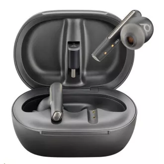 Căști bluetooth Poly Voyager Free 60+, adaptor BT700 USB-C, carcasă de încărcare tactilă, negru Căști bluetooth Poly Voyager Free 60+, adaptor BT700 USB-C, carcasă de încărcare tactilă, negru