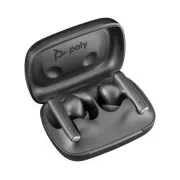 Căști bluetooth Poly Voyager Free 60, adaptor BT700 USB-A, carcasă de încărcare, negru