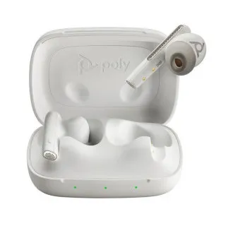 Căști bluetooth Poly Voyager Free 60, adaptor BT700 USB-C, carcasă de încărcare, alb Căști bluetooth Poly Voyager Free 60, adaptor BT700 USB-C, carcasă de încărcare, alb